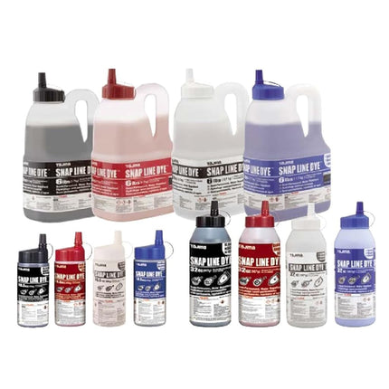 TAJIMA Marking Chalk - Blue 10.5 oz (300g) Semi Permanent Snap-Line Dye with Durable Bottle & Easy-Fill Nozzle - PLC3-DB300