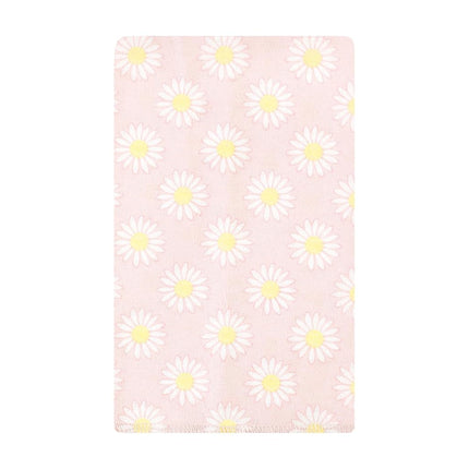 Hudson Baby Unisex Baby Cotton Flannel Burp Cloths, Lemon Daisy 10 Pack, One Size