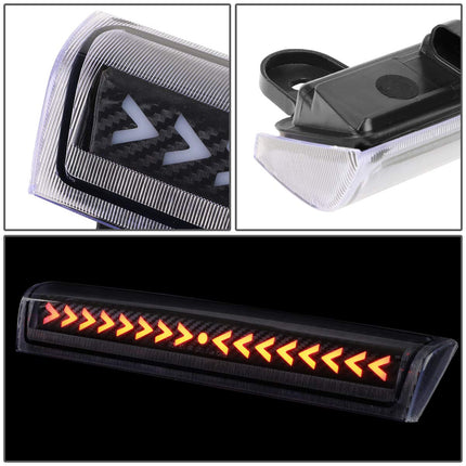 DNA MOTORING 3BL-GMCD00-3D-T3-LED-BK Luz de Freno Trasera LED 3D con Líneas Rayadas y Carcasa Negra [Compatible con Suburban 1500 2500 00-06 / Tahoe / Yukon y XL 1500 2500 00-06]