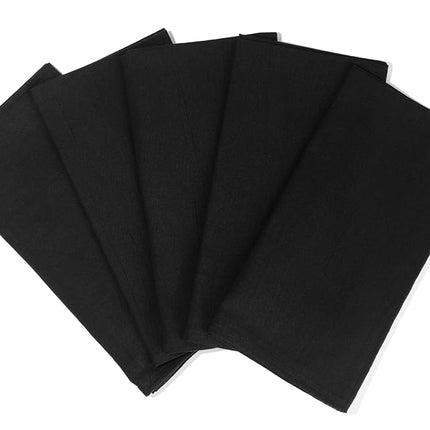 Organic Cotton Mart Black Flour Sack Tea Towels - 