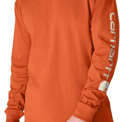 Carhartt Men's Dearborn Loose LS Logo T-Shirt, Hom