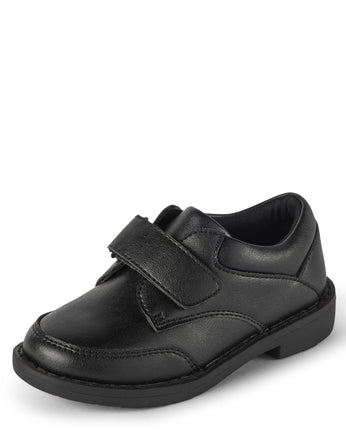 Gymboree Boys and Toddler Dress Shoes, Black, 1 Bi