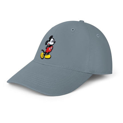 Disney Adult Baseball Cap, Mickey Mouse Adjustable Dad Hat Grey
