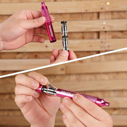WORKPRO 24 in 1 Multi Bit Mini Screwdriver Set Magnetic, Pink