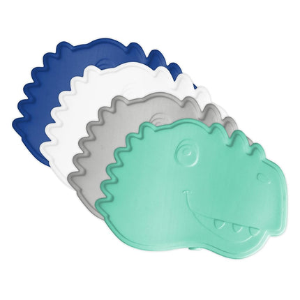Simple Modern Character Shaped Ice Pack for Lunch Box | Slim, Reusable, Freezer Safe Icepack for Kids Bento Box, Lunch Bags, or Lunchbox | 4 Pack | Dinosaur