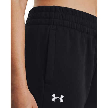 Under Armour Women's UA Rival Fleece Jogger Shorts Black / / White