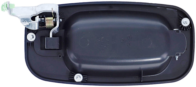 Manija de puerta exterior Dorman 80579 del lado trasero del conductor, compatible con modelos selectos de Chevrolet/GMC, negra lisa