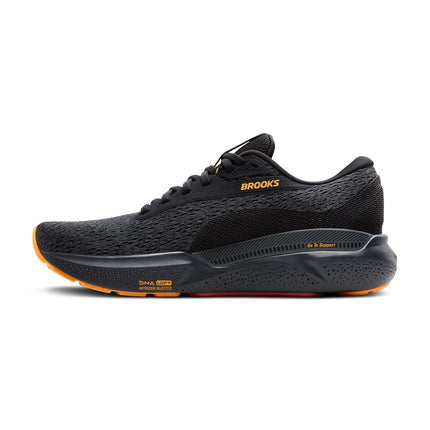 Brooks Men’s Adrenaline GTS 24 Supportive Running Shoe, Black/Ebony/Burnt Sienna, 11 UK