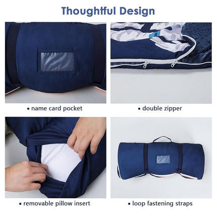 Astronaut Sleeping Bag Nap Mat Removable Pillow, Slumber Bag Christmas