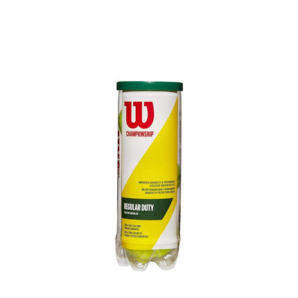 WILSON Championship Tennis Balls - Regular Duty, 24 Can Case (72 Balls)