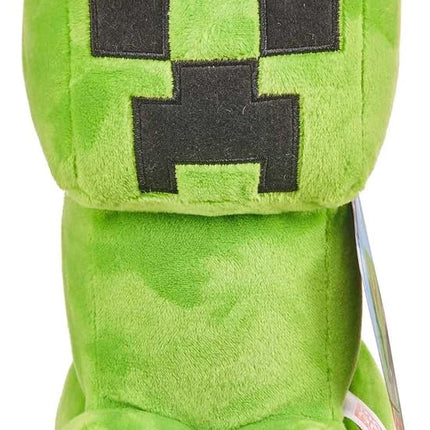 Mattel Minecraft Basic Plush Character Soft Dolls, Video Game-Inspired Collectible Toy Gifts for Kids & Fans Ages 3 Years Old & Up, HBN40, Creeper