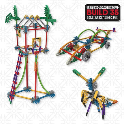 K'NEX - Click & Construct Tub 522 pieces 35 builds