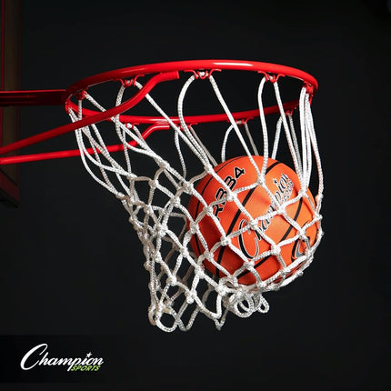 Champion Sports Rubber Intermediate Basketball, Heavy Duty - Pro-Style Basketballs, and Sizes - Premium Basketball Equipment, Indoor Outdoor - Sports Education Supplies (Size 6, Pink)