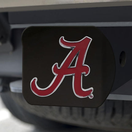 NCAA Alabama Crimson Tide Hitch Cover with Color Emblemblack Hitch Cover with Color Emblem, Black, One Size