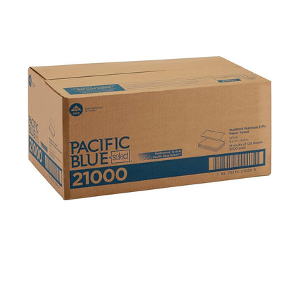 Georgia Pacific Professional 21000 Paper Towel, 9 1/5 x 9 2/5, White, Pack of 125 (Case of 16 Packs)