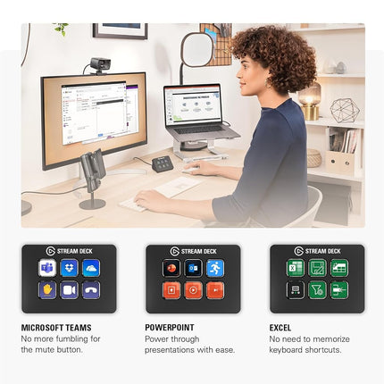 Elgato Stream Deck Mini, 6 Customizable LCD Macro Keys