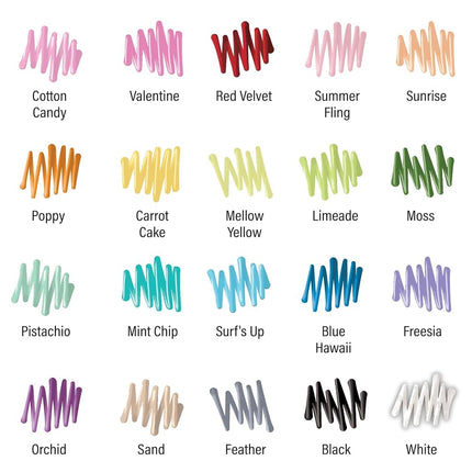 TULIP Puff Paint 20 Pack, Mellow Rainbow, Dimesnional Fabric Paint Party Pack