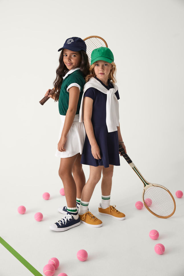The Children's Place girls Short Sleeve Ruffle Pique Polo