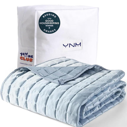 YnM Cooling Weighted Blanket for Adults, 15lbs Hea
