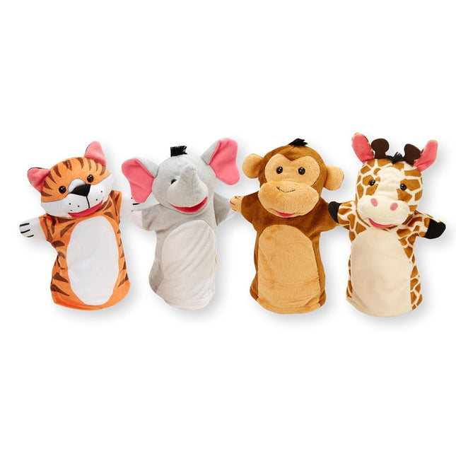 Melissa & Doug Zoo Friends Hand Puppets | Puppet Sets | Age 2+ | Gift for Boy or Girl