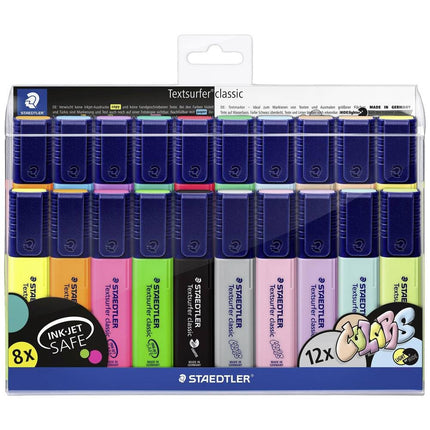 Staedtler Textsurfer Classic Highlighters - 20 pcs in Assorted Colours