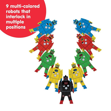 Schylling SC-WSR Wood Stacking Robots, Assorted Designs and Colours