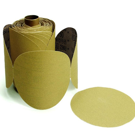 3M 01200 Stikit Gold 6" P800A Grit Paper Disc