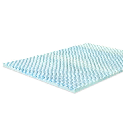 ZINUS 1.5 Inch Swirl Gel Cooling Memory Foam Mattress Topper, Cooling Airflow Design, CertiPUR-US Certified, Twin