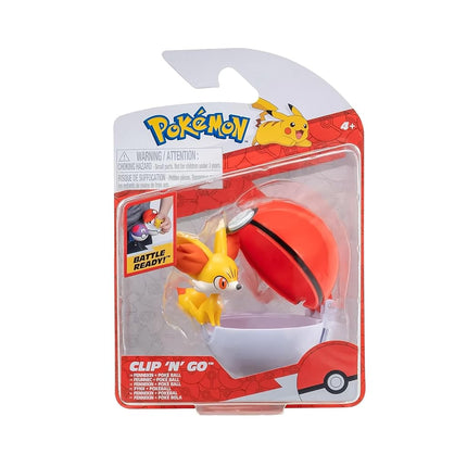 Pokémon Clip ‘N’ Go Fennekin Includes 2-Inch Battle Figure and Poké Ball Accessory