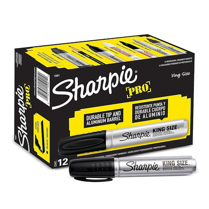 Sharpie 15001 Sharpie Pro King Size Chisel Tip Permanent Markers, 36 Markers