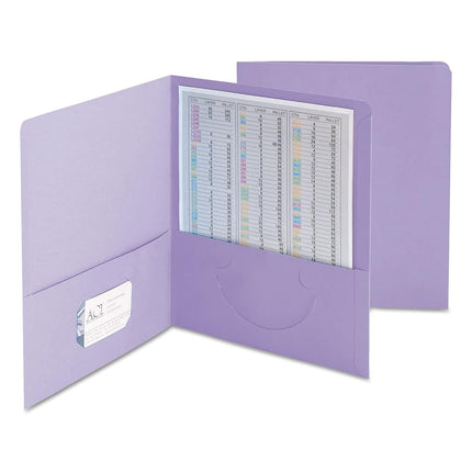 Smead Two-Pocket Heavyweight Folder, Letter Size, 
