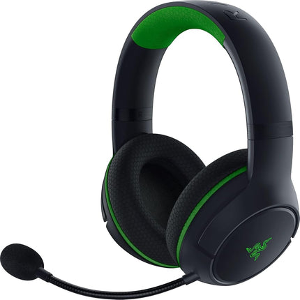 Casque de jeu sans fil Razer Kaira pour Xbox Series X|S, Xbox One : Haut-parleurs Triforce Titanium 50mm - Micro cardioïde - Coussinets d'oreille en mousse à mémoire de forme respirants - Bouton d'appairage EQ - Windows Sonic - Noir