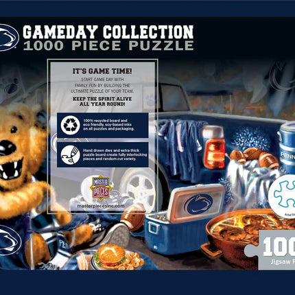 MasterPieces PSU1060 1000-Piece Gameday Tailgate Puzzle, Team Colors, 1000 Pieces-19.25" x 26.75"