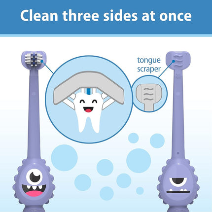 Dr. Brown’s ToothScrubber Toddler Monster Purple