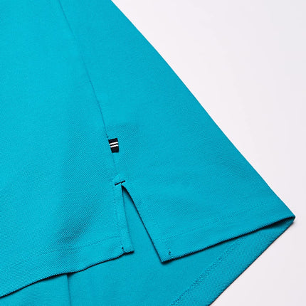 Polo de manga corta de alto rendimiento Nautica para hombre, corte clásico, color liso, Tropic Wave, 5X-Large Tall