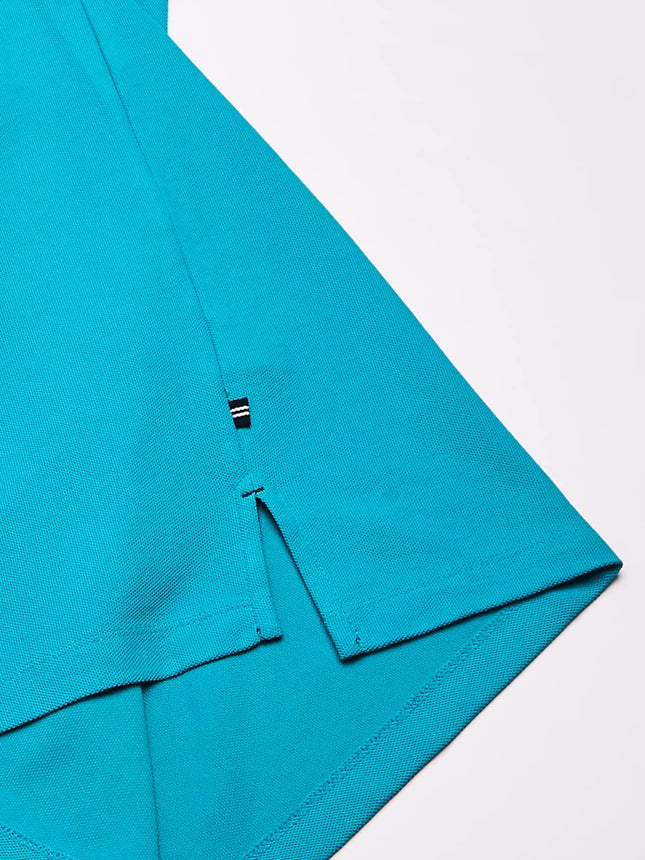 Polo Nautica Performance Deck à manches courtes, coupe classique, couleur unie pour homme, Tropic Wave, taille 5XL-Tall