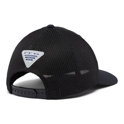 Columbia Unisex-Adult Tree Flag Mesh Ball Cap - High Crown, Black, Large-X-Large