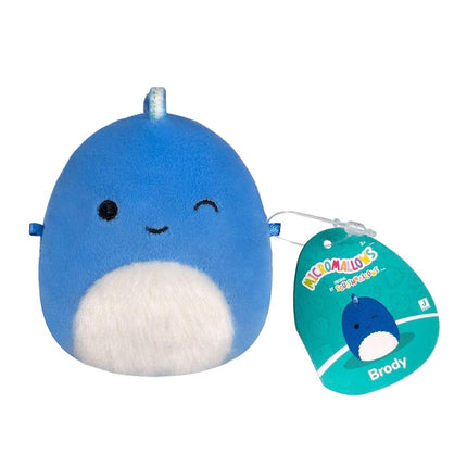 Squishmallows Original Micromallows Plush 5-Pack - Bear, Cow, Dinosaur, Love Bird & Octopus 2.5-Inch Plush