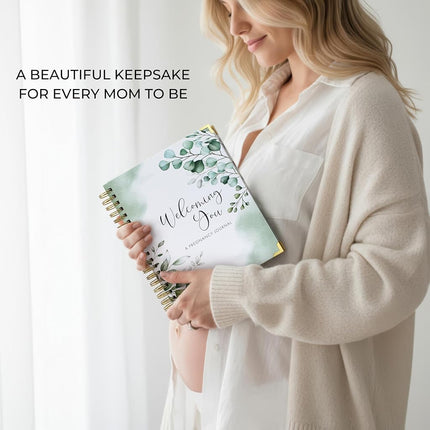 Beautiful Pregnancy Journal and Memory Book with Stickers and Keepsake Pocket - Lovely Gift for First Time Moms to Be - The Perfect Planner to Track Your Little Ones Life-Changing Journey