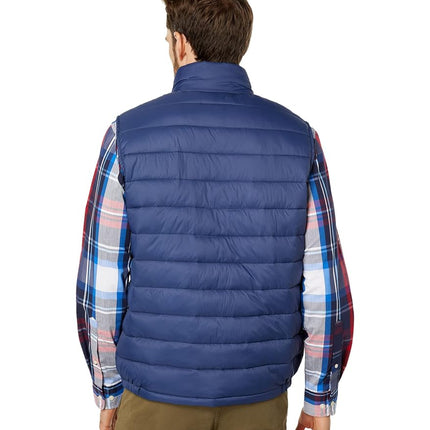 Cole Haan Puffer Vest-Easy to Wear Over Men’s Fleece Jackets & Coats, and Fall and Winter Clothes, Navy, S