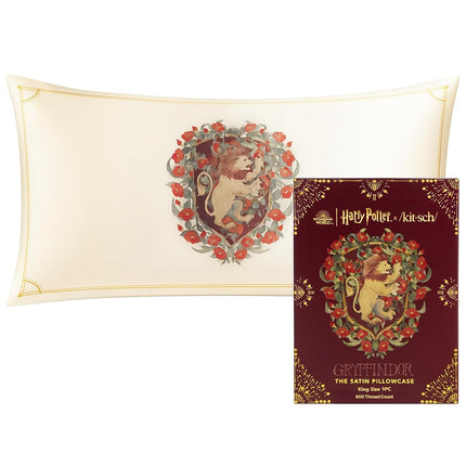 Kitsch x Harry Potter Gryffindor Satin Pillowcase 