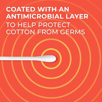 Q-tips Antimicrobial Cotton Swabs, 300 Count