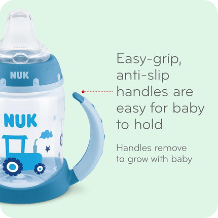 Vaso de aprendizaje NUK, 295 ml, paquete de 2, 8+ meses