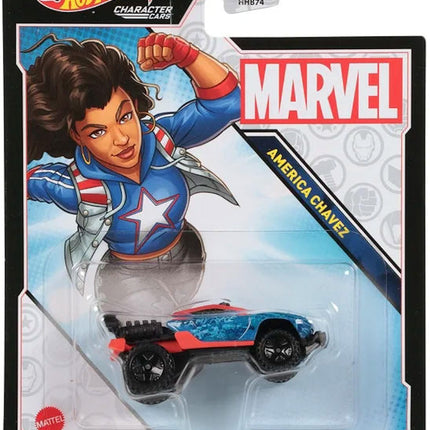 Hot Wheels Character Cars � Complete 6?Pack (HHB74?956G) | Includes Black Panther, Namor, Shuri, Ms. Marvel, Captain Marvel & America Chavez | 1:64 Die?Cast Vehicles � Ages 3+