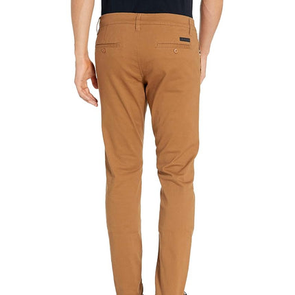 Southpole Pantalon chino long basique stretch souple pour homme, Caramel, 32W / 30L