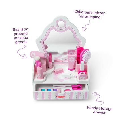 Melissa & Doug Wooden Beauty Salon Play Set