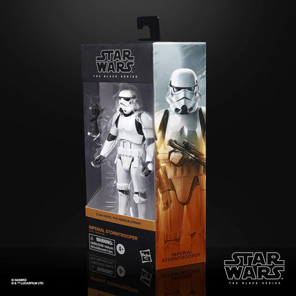 Star Wars The Black Series Imperial Stormtrooper Toy 6-Inch Scale The Mandalorian Collectible Action Figure, Children From 4 Years Old