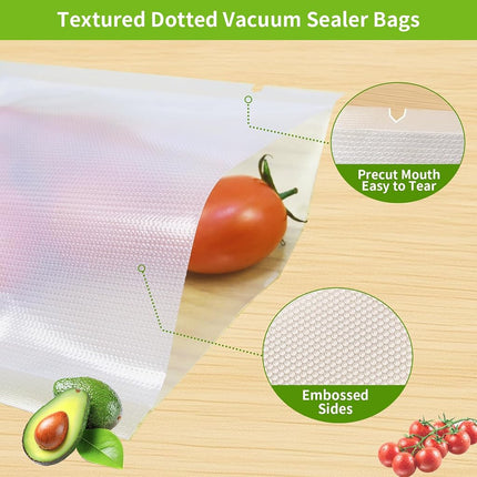 SurpOxyLoc 300ct Vacuum Sealer Bags 15X25/20x30/28x40cm for Food Storage