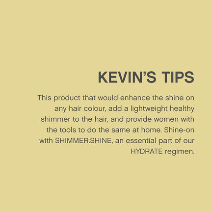 KEVIN.MURPHY SHIMMER.SHINE Hair Shine Spray, Leave In Repair Mist, 100ml
