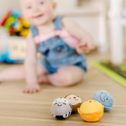 Melissa & Doug Rollables Safari Friends Infant and Toddler Toy, Developmental Toy for Toddlers, 0+, Gift for Baby Boys or Baby Girls, Multicolor